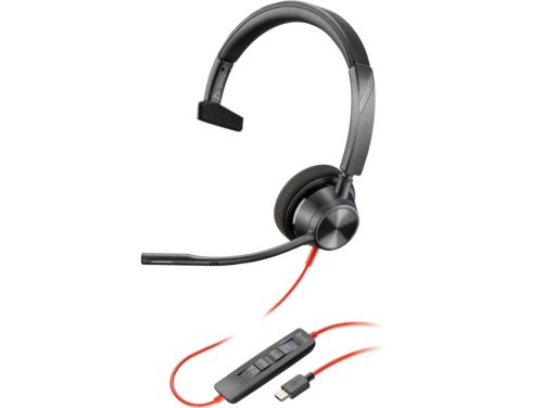 Poly Plantronics Blackwire C3310-M USB-C/A Headset Black