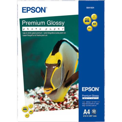 Epson C13S041624 255g A4 50db Prémium Fényes Fotópapír