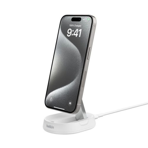 Belkin BoostCharge Pro Convertible Magnetic Wireless Charging Stand with Qi2 15W White