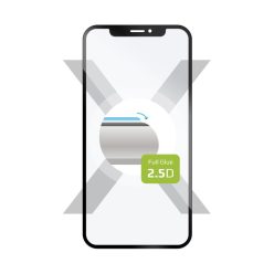   FIXED teljes képernyőt védő 2,5D edzett üveg a Samsung Galaxy Xcover 7 5G készülékhez, fekete FIXGFA-1274-BK