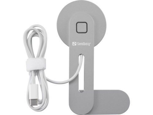 Sandberg ScreenMount Magnet Charger 15W Silver