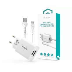   Devia Smart Series Charger Suit 2,4A with Type-C Cable 1m White