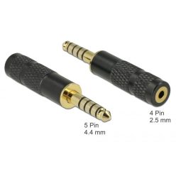   DeLock Adapter Stereo jack male 4.4 mm 5 pin to Stereo jack female 2.5 mm 4 pin