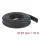 DeLock Braided Sleeving stretchable 10mx25mm Black