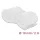 DeLock Braided Sleeving with Hook-and-Loop Fastener 2mx19mm White