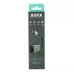 Avax AD605 CONNECT+ Type C 3.1-Display port 1.2 adapter