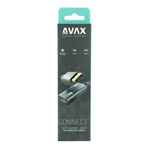 Avax AV600 Displayport - HDMI 1.4 4K/30Hz AV Cable Black