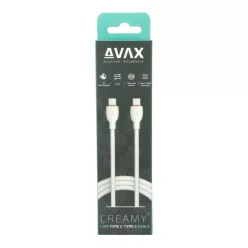 Avax CB622 CREAMY+ USB-C - Type-C cable 1,5m White/Rosegold