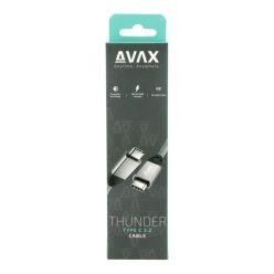 Avax CB901 THUNDER 3.2 Type-C Cable 1m Grey