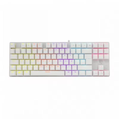 White Shark GK-2106W Commandos Red Switch Mechanical Gaming Keyboard White US