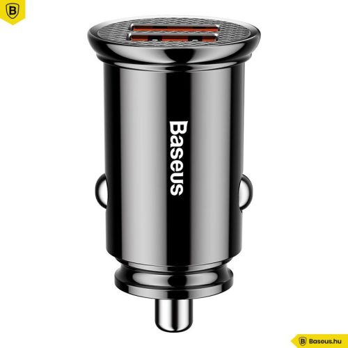 Baseus Circular Car Charger Black