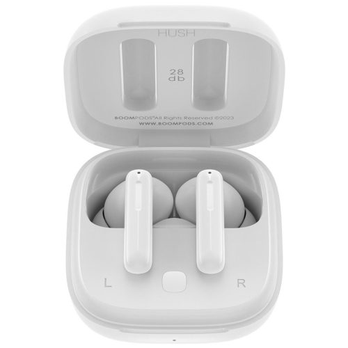 Boompods Bassline Hush Bluetooth Headset White