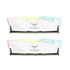   TeamGroup 16GB DDR4 3600MHz Kit(2x8GB) T-Force Delta RGB White