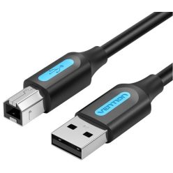 Vention USB-A - USB-B 10m Printer Cable Black