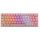 White Shark Wakizashi Blue Switches Gaming Keyboard Pink US