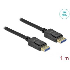   DeLock DisplayPort cable 10K 60 Hz 54 Gbps ABS housing 1m Black