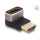 DeLock HDMI Adapter male to female 90° downwards angled 8K 60Hz Grey metal