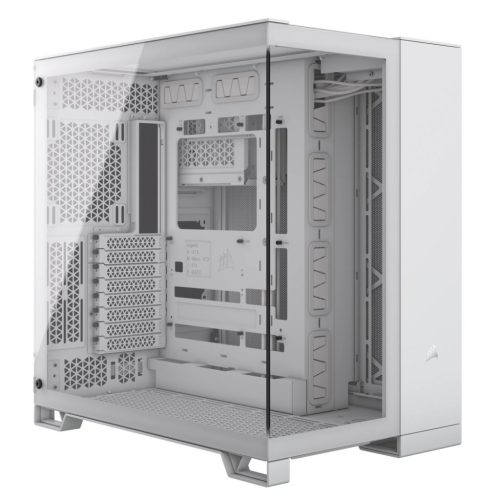 Corsair 6500X Tempered Glass White