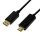 Logilink DisplayPort cable DP/M to HDMI-A/M 4K/30 Hz 1m  Black