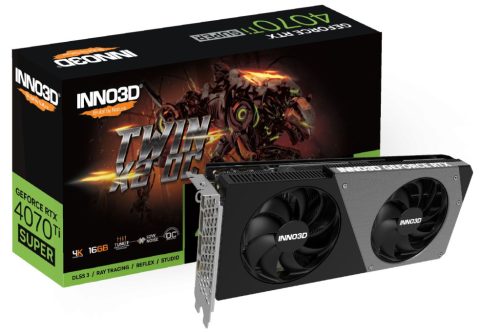 Inno3D GeForce RTX4070 Ti Super 16GB DDR6X Twin X2 OC