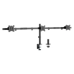   EQuip 17"-32" Articulating Triple Monitor Desk Mount Bracket Black