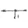 EQuip 17"-32" Articulating Triple Monitor Desk Mount Bracket Black