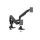 EQuip 17"-35" Heavy-Duty Dual Monitor Desk Mount Bracket Black