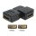 DeLock adapter HDMI famale to HDMI famale Black