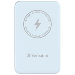   Verbatim Charge 'n' Go Magnetic Wireless 5000mAh PowerBank Blue