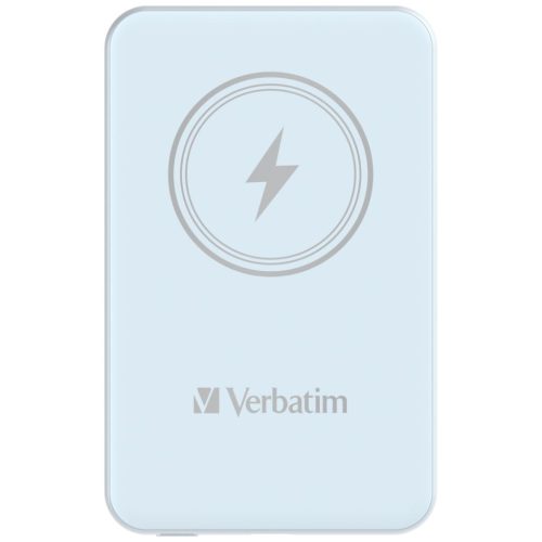 Verbatim Charge 'n' Go Magnetic Wireless 5000mAh PowerBank Blue