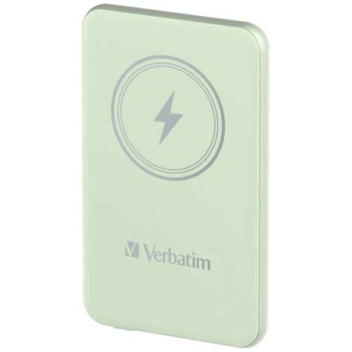 Verbatim Charge 'n' Go Magnetic Wireless 5000mAh PowerBank Green