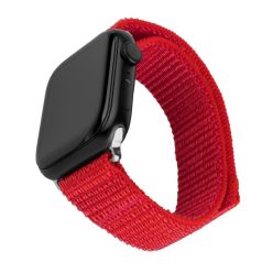   FIXED nylon sportos óraszíj Apple Watch Ultra 49mm-es okosórához, piros FIXNST2-1029-RD