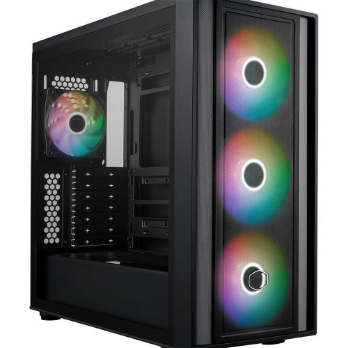 Cooler Master MasterBox 600 Tempered Glass Black