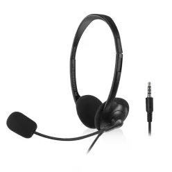 ACT AC9330 Headset with 3.5mm audio jack Black