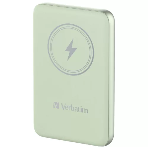 Verbatim Charge 'n' Go Magnetic Wireless 10000mAh PowerBank Green