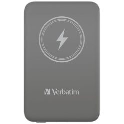   Verbatim Charge 'n' Go Magnetic Wireless 10000mAh PowerBank Grey