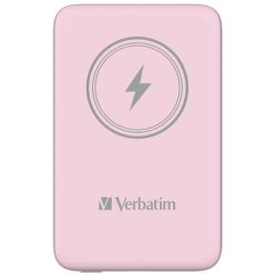   Verbatim Charge 'n' Go Magnetic Wireless 10000mAh PowerBank Pink