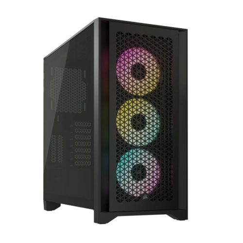 Corsair iCUE 4000D RGB AIRFLOW Tempered Glass Black