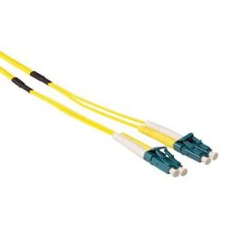  ACT Singlemode 9/125 OS2 duplex ruggedized fiber cable with LC connectors 40m Yellow