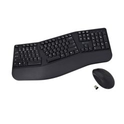   V7 CKW500BT Bluetooth Ergonomic Keyboard and Mouse Combo Black UK