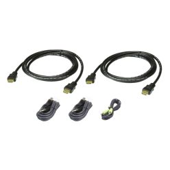   ATEN 2L-7D02UHX5 USB HDMI Dual Display Secure KVM Cable Kit 1,8m Black