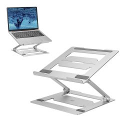   ACT AC8135 Foldable laptop stand aluminium stepless height adjustable