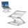 ACT AC8135 Foldable laptop stand aluminium stepless height adjustable