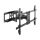 EQuip 37"-80" Full Motion TV Wall Mount Bracket Black