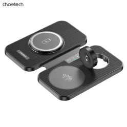 Choetech  T616-F 3in1 Wireless Charger Black
