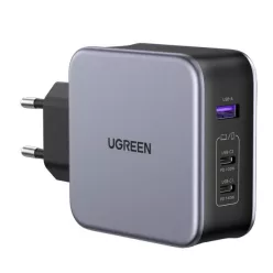   UGREEN Nexode 140W USB C GaN Charger-3 Ports Wall Charger Grey