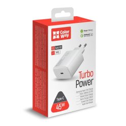   ColorWay USB töltő adapter Power Delivery Port PPS USB Type-C (45W) White