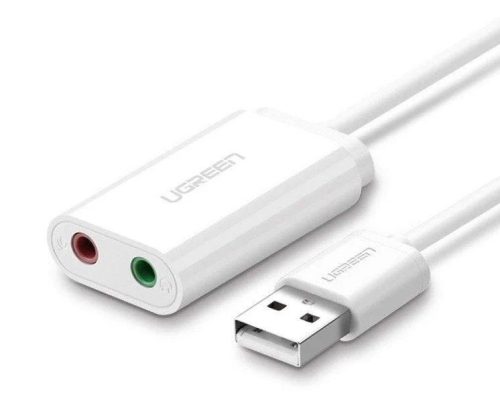 UGREEN USB Sound Card White