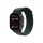 Apple Watch Ultra 2 v2 Cellular 49mm Black Titanium Case with Dark Green Alpine Loop M