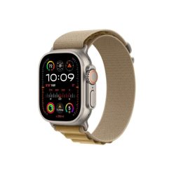   Apple Watch Ultra 2 v2 Cellular 49mm Natural Titanium Case with Tan Alpine Loop S